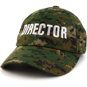 imageTrendy Apparel Shop Director Embroidered Soft Cotton Low Profile Dad Hat Baseball CapDigital Green Camo
