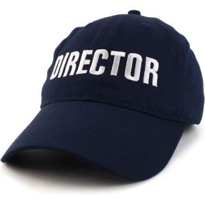 imageTrendy Apparel Shop Director Embroidered Soft Cotton Low Profile Dad Hat Baseball CapNavy