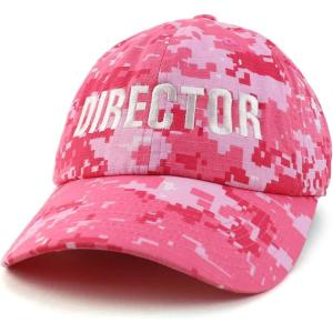 imageTrendy Apparel Shop Director Embroidered Soft Cotton Low Profile Dad Hat Baseball CapPink Digital Camo