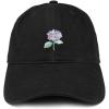 imageTrendy Apparel Shop Hydrangea Patch Low Profile Soft Cotton Baseball CapBlack