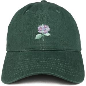 imageTrendy Apparel Shop Hydrangea Patch Low Profile Soft Cotton Baseball CapHunter