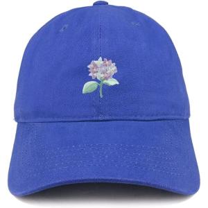 imageTrendy Apparel Shop Hydrangea Patch Low Profile Soft Cotton Baseball CapRoyal