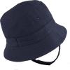 imageTrendy Apparel Shop Infant Babys 100 Cotton Bucket Hat with Adjustable Chin StrapNavy