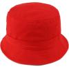 imageTrendy Apparel Shop Infant Babys 100 Cotton Bucket Hat with Adjustable Chin StrapRed