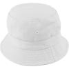 imageTrendy Apparel Shop Infant Babys 100 Cotton Bucket Hat with Adjustable Chin StrapWhite