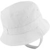 imageTrendy Apparel Shop Infant Babys 100 Cotton Bucket Hat with Adjustable Chin StrapWhite