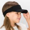 imageTrendy Apparel Shop Infant Size Adjustable Summer Visor CapBlack
