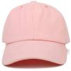 imageTrendy Apparel Shop Infant Size Unstructured Pigment Dyed Washed Baseball CapPink