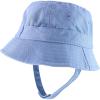 imageTrendy Apparel Shop Infant Babys 100 Cotton Bucket Hat with Adjustable Chin StrapSky