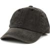 imageTrendy Apparel Shop Infant Size Unstructured Pigment Dyed Washed Baseball CapBlack