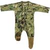 imageTrendy Apparel Shop Military Design Infant Baby Crawler Front Zip Romper Jumpsuit with BootsDigital Camo