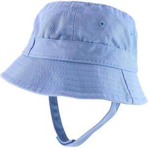 imageTrendy Apparel Shop Infant Babys 100 Cotton Bucket Hat with Adjustable Chin StrapSky