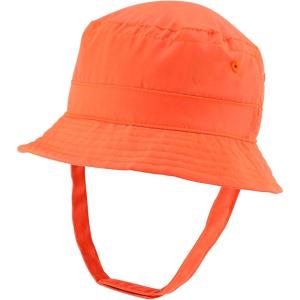 imageTrendy Apparel Shop Infant Light Weight Bucket Hat with Chin StrapOrange