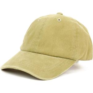 imageTrendy Apparel Shop Infant Size Unstructured Pigment Dyed Washed Baseball CapKhaki