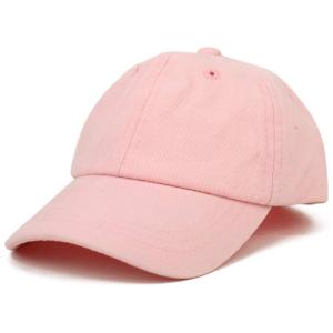 imageTrendy Apparel Shop Infant Size Unstructured Pigment Dyed Washed Baseball CapPink