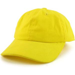 imageTrendy Apparel Shop Infant Size Unstructured Pigment Dyed Washed Baseball CapYellow