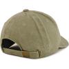 imageTrendy Apparel Shop Girl DAD Embroidered Unstructured Pigment Dyed Cotton Baseball CapKhaki