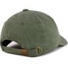 imageTrendy Apparel Shop Girl DAD Embroidered Unstructured Pigment Dyed Cotton Baseball CapOlive