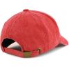imageTrendy Apparel Shop Girl DAD Embroidered Unstructured Pigment Dyed Cotton Baseball CapRed