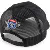 imageTrendy Apparel Shop Route 66 3D Embroidered Structured Mesh Back Baseball CapBlack Black