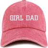 imageTrendy Apparel Shop Girl DAD Embroidered Unstructured Pigment Dyed Cotton Baseball CapFuchsia
