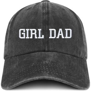 imageTrendy Apparel Shop Girl DAD Embroidered Unstructured Pigment Dyed Cotton Baseball CapBlack