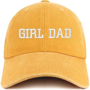 imageTrendy Apparel Shop Girl DAD Embroidered Unstructured Pigment Dyed Cotton Baseball CapMango