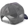 imageTrendy Apparel Shop Animal Design Square Embroidered Snapback Trucker CapGrey Navy 3