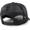 imageTrendy Apparel Shop Animal Design Square Embroidered Snapback Trucker CapRooster 2 Black Black 2