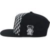 imageTrendy Apparel Shop Bear Embroidered Flat Bill Snapback CapBlack Black 6