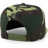 imageTrendy Apparel Shop Bear Embroidered Flat Bill Snapback CapCamo Camo 1