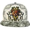 imageTrendy Apparel Shop Bear Embroidered Flat Bill Snapback CapStone Olive 5