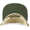 imageTrendy Apparel Shop Bear Embroidered Flat Bill Snapback CapStone Olive 5