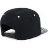 imageTrendy Apparel Shop Oversized XXL Paisley Printed Flat Bill Snapback CapBlack