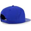 imageTrendy Apparel Shop Oversized XXL Paisley Printed Flat Bill Snapback CapRoyal