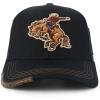 imageTrendy Apparel Shop Rodeo Horse Embroidered Mesh Back Baseball CapBlack Black 2