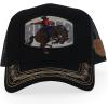 imageTrendy Apparel Shop Rodeo Horse Embroidered Mesh Back Baseball CapBlack Black 3