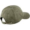 imageTrendy Apparel Shop Turtle Embroidered Pigment Dyed Washed Cotton Baseball CapKhaki