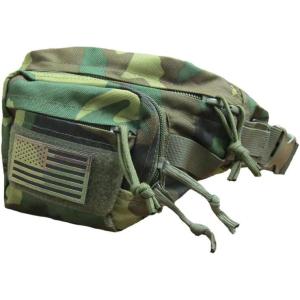 imageTrendy Apparel Shop Outdoor Tactical Fanny Pack Military Waist Bag with Adjustable Buckle  CamoCamo