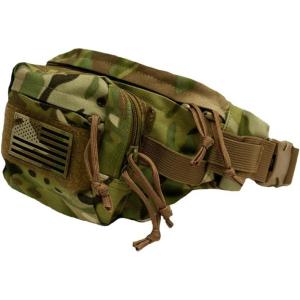 imageTrendy Apparel Shop Outdoor Tactical Fanny Pack Military Waist Bag with Adjustable Buckle  CamoMulti Camo