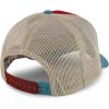 imageTrendy Apparel Shop 6 Panel Pigment TriColor Trucker Baseball CapChili Blue Grass Khaki