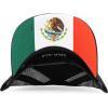 imageTrendy Apparel Shop Flag of Mexico State 5 Panel Mesh Back Snapback CapGuanajuato Black