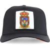 imageTrendy Apparel Shop Flag of Mexico State 5 Panel Mesh Back Snapback CapZacatecas Black