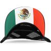 imageTrendy Apparel Shop Flag of Mexico State 5 Panel Mesh Back Snapback CapZacatecas Black