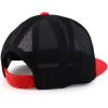 imageTrendy Apparel Shop Infant to Toddler Size Structured Flatbill Mesh CapBlack Red