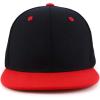 imageTrendy Apparel Shop Infant to Toddler Size Structured Flatbill Mesh CapBlack Red