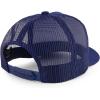 imageTrendy Apparel Shop Number 5 Varsity Font Embroidered 5 Panel Structured Snapback CapNavy