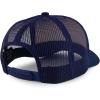 imageTrendy Apparel Shop Number 5 Varsity Font Embroidered 5 Panel Structured Snapback CapStone Navy