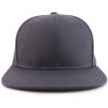 imageTrendy Apparel Shop Oversize 2XL Blank Plain Back Flatbill Snapback Baseball CapCharcoal