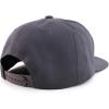 imageTrendy Apparel Shop Oversize 2XL Blank Plain Back Flatbill Snapback Baseball CapCharcoal